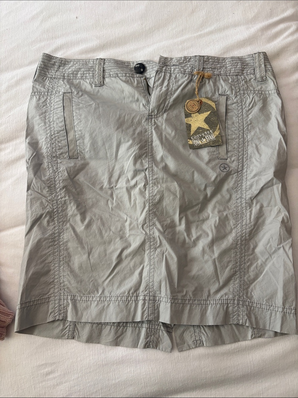 Women's Gray Casual Skirt